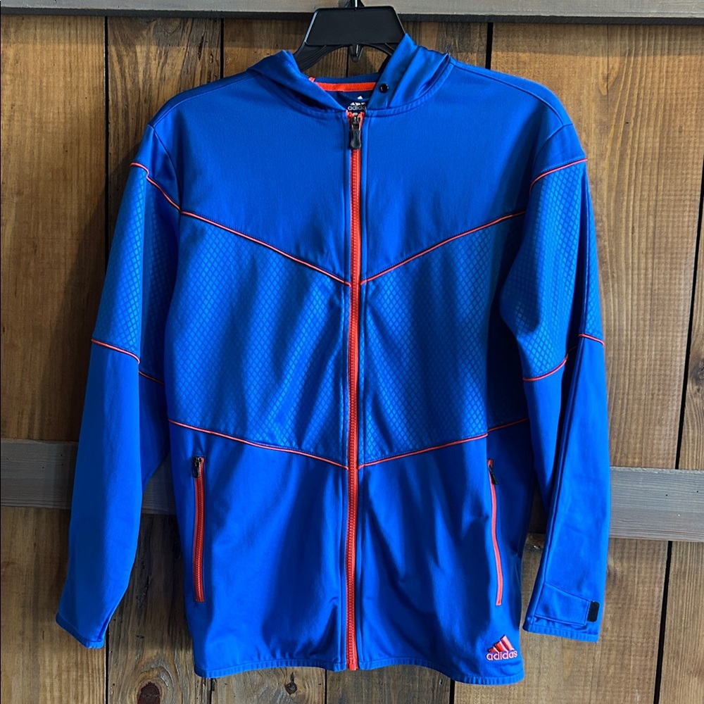 Adidas Men's Performance Jacket. Missing hood string.